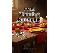 Meal Planning Notebook: Organize Your Weekly Menus and Shopping Lists: 200 Lined Pages for Planning Your Meals, Recipes, and Shopping Lists