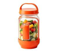 Meal Prep Antigoccia - 23,4 Cm Contenitore Insalata | Contenitore Insalata Portatile Antigoccia Con Forchetta -unch Box Trasparente Per Meal Prep, Ufficio, Scuola, Picnic, Campeggio E Uso Quotidiano