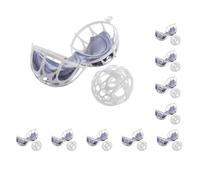 Mealoodiousmusea 2 bolas de lavandería para brasier, ahorro de espacio, red pequeña, reutilizables, herramientas de limpieza, cuidado personal, ropa interior, protector de casa, dormitorio, Juego de