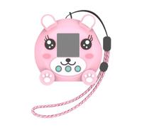 Mealoodiousmusea Funda de silicona duradera para juguete virtual Punirunes, seguro y elegante, para mascotas virtuales Punirunes, gel de sílice para mascotas de 3 a 6 años, color rosa