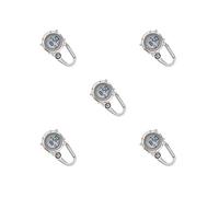 Mealoodiousmusea Reloj deportivo con clip de mosquetón, reloj de moda, luminoso, multifunción, brújulas, visualización de temperatura, relojes de regalo, color azul, Juego de 5 (naranja), as