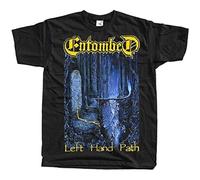 Mean Entombed - Left Hand Path, Death Metal Music Band Unisex 100% Cotton Short-Sleeve T-Shirts L