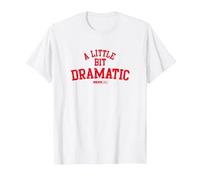 Mean Girls A Little bit Dramatic Camiseta, Hombre, Blanco, L