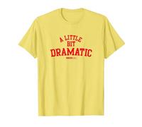 Mean Girls A Little bit Dramatic Camiseta, Hombre, Limón, L