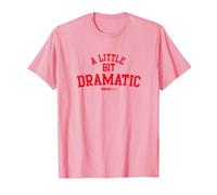Mean Girls A Little bit Dramatic Camiseta, Hombre, Rosado, XL