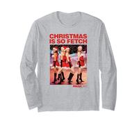 Mean Girls Christmas Is So Fetch Santa Outfit Scene Poster Manga Larga
