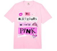 Mean Girls On Birthdays We Wear Pink Comfort Colors Adult Heavyweight T-Shirt