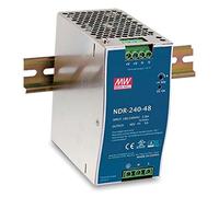 Mean Well AC/DC Fuente de alimentación conmutada para carril DIN montaje 240 W 48 V NDR de 240 - 48