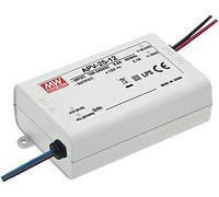 Mean Well APV-25-24 - Transformador LED (25 W, 0-1,05 A, 24 V/CC, no regulable, protección contra sobrecargas)