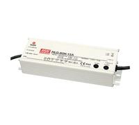 Mean Well Controlador LED de voltaje constante, corriente constante, 75 W, 5 A, 15 V/CC, función de atenuador 3 en 1, montaje