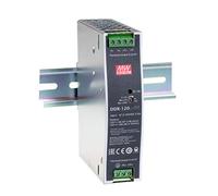 MEAN WELL Convertidor CC-CC tipo riel DIN de 120 W, 16,8 a 33,6 V CC, entrada de 12 V y 10 A de salida