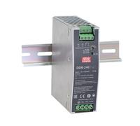 MEAN WELL Convertidor CC-CC tipo riel DIN de 240 W, 16,8 a 33,6 V CC, entrada de 48 V y 5 A de salida