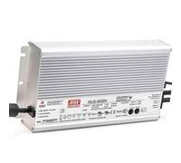 MEAN WELL HLG-600H-24B 600W Metálico unidad de - Fuente de alimentación (600 W, 90 - 305, 47 - 63, Activo, 15 ms, 95%)