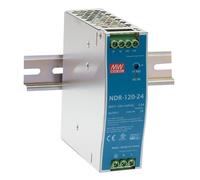 Mean Well NDR-120-24 AC/DC Fuente de alimentación industrial de riel DIN de salida única