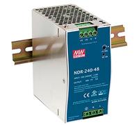 Mean Well NDR-240-24 - Fuente de alimentación Industrial de riel DIN de 24 V, 10 A, 240 W