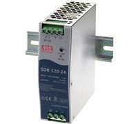 MEAN WELL SDR-120-24 120W 24V 5A Alimentación de Din Rail DIN-RAIL