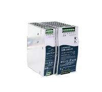 Mean Well SDR-75/120/240/480/960W 88-264V CA a CC 12V 24V 48V Fuente de alimentación de conmutación de riel DIN de salida única con PFC 1 pieza (tamaño: 24 V, color: SDR-75)