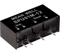 Mean Well SPU01N-12 - Módulo convertidor CC/CC (84 mA, 1 W)