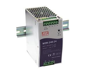 Mean Well WDR-240-48 240W Metálico Unidad de - Fuente de alimentación (240 W, 180-550, 47-63, 18 ms, 91%, Sobrevoltaje, Sobrecalentamiento, Sobrecarga, Cortocircuito)