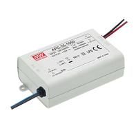 MEAN WELL Well APC-35-500 - Controlador LED de corriente constante (35 W, 0,5 A, 25 - 70 V/CC, no regulable, protección contra sobrecarga)