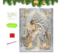 Meaningful Nativity Rhinestone Art Kit: Our nativity rhinestone painting