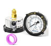 MEANLIN MEASURE 0~4Bar/0~60Psi Manómetro de acero inoxidable para filtro de arranque y limpieza 1/4"BSP 2"FACE DIAL Impermeable para bomba de filtro de piscina,piscina,spa,acuario,Montaje posteriore