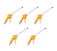 MEANLIN - Pistola de soplado de aire de boquilla larga, pistola de limpieza neumática de 425 mm de longitud total con boquilla extendida de 290 mm, mango ergonómico amarillo, pistola sopladora de