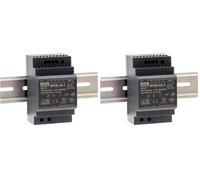 MeanWell HDR-60-5 32W 5V 6,5A Alimentación de Din Rail DIN-RAIL (Paquete de 2)