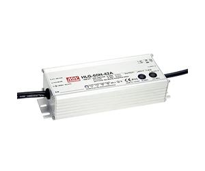 MeanWell HLG-60H-24B 60W 24V 2,5A Alimentazione LED IP67 Dimmerabile 0-10V PWM