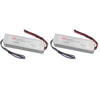 Meanwell transformador LED, 12 V, 8,5 A/100 W, IP67 (Paquete de 2)