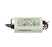 Meanwell - Transformador LED CC APC-8-500, 500 mA, 8 V-16 V, CC 8 W, corriente constante IP42