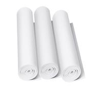MEARCOOH 3-Pack Goma EVA 2mm, Espuma EVA Blanca, 34 x 124.5cm EVA Foam Cosplay, Alta Densidad 86kg/m3 Rollo Goma EVA para Costume Proyecto DIY (2PCS 2mm Blanca)