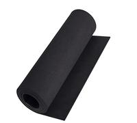 MEARCOOH Negra Goma EVA 2mm 34cm*124.5cm Cosplay Espuma EVA, 1PCS Goma Espuma Densidad 86kg/m3 para Cosplay Disfraces, Manualidades, Proyectos DIY (Negra 2mm)