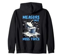 Measure once mess twice Sudadera con Capucha