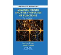 Measure Theory and Fine Properties of Functions, Revised Edition (Textbooks in Mathematics)