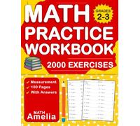 Measurement Workbook For Grades 2-3 With Answers Key: Measurement Practice Problems For 2nd and 3rd Grade | Measurement Worksheets For Kids Ages 7-9 ( 2000 Exercises )