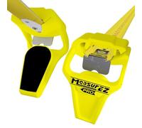 MeasurEZ Extensión de gancho de cinta métrica profesional con agarre de goma para bordes redondos, mide con precisión tuberías, columnas y otras superficies curvas, esencial para bricolaje,