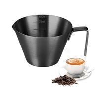 Measuring Cups - Espresso Cups | Espresso Measuring Cup | Espresso Measuring Cup Stainless Steel, Espresso Shot Cups | Espresso Shot Cups With Handle & Scale Metal Measuring Cups For Coffee Shops