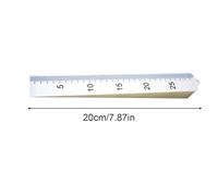 Measuring Ruler, Door Gap Measuring Tool for Home, Portable Design with Precision Function, Checker Tools for, Renovation, Workshop, Window Fitting, Woodworking and Machinery Use, 3.94 Inches