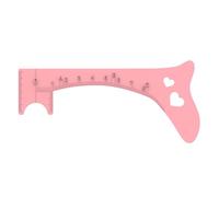 Measuring Stencil, Soft Silicone Guide, Quick Eye Makeup, Brow Shaping Aid, Perfect Eyeliner Application, Lip Lines Locator, 1 Pair Pink Beauty Assistant