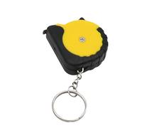 Measuring Tape, Retractable Small Measure, Self-Locking Mechanism Easy Markings Steel Material PP Compact Rust Proof, Metric Ruler for Home Men Workshop Carpenter, 1.54x0.55x1.42Inches, Black, White