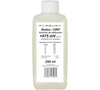 Measury Solución de calibración Redox 475mV - 250 ml, solución de calibración ORP Solución tampón Líquido de calibración