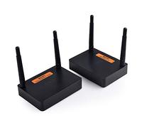 measy extensor hdmi inalámbrico transmisor y receptor hdmi inalámbrico full hd 1080p transmisión de audio y video desde PC, DVD, reproductores, etc. a TV y proyectores (FHD676)