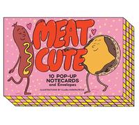 Meat Cute: 10 Pop-Up Notecards and Envelopes