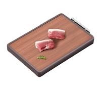 Meat Cutting Board, no plegable de doble cara, plancha de cocina, reversible para vegetales, pastry, bread, sushi, Raw and Cooked Food Prep at Home or Restaurant Use