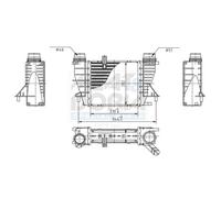 MEAT & DORIA Ladeluftkühler 995118 para Renault Clio III 1.2 16V 1.5 dCi