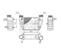 MEAT & DORIA Ladeluftkühler 995118 para Renault Clio III 1.2 16V 1.5 dCi