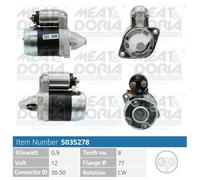 Meat & Doria Starter Para Mitsubishi Colt Iv Ca_a 1.3 Gli 12v 1.6 Glxi 16v L 300