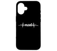 Meat Heartbeat ECG | Burger Steak Bacon Lover Carnivore Carcasa para iPhone 16