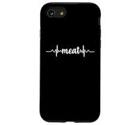 Meat Heartbeat ECG | Burger Steak Bacon Lover Carnivore Carcasa para iPhone SE (2020) / 7 / 8
